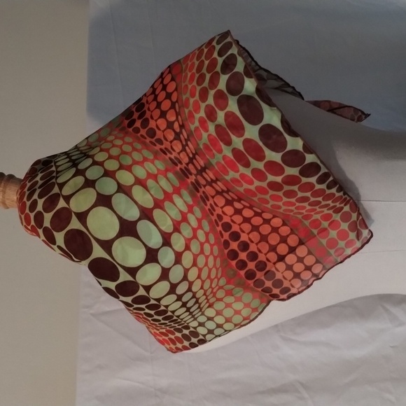 NWOT Shein psychedelic bikini with ruched skirt and head scarf Sz XL 3 PIECES! - Picture 12 of 16